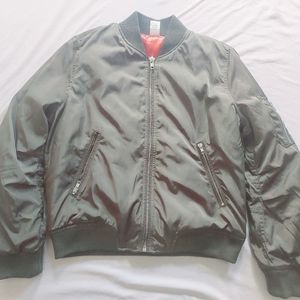 Olive Bomber Jacket